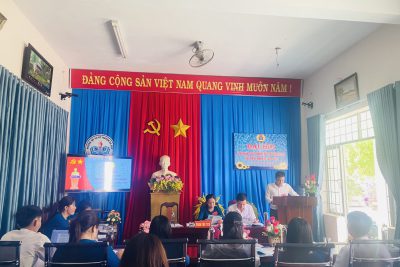 ĐẠI HỘI CÔNG ĐOÀN TRƯỜNG THCS NGUYỄN THỊ ĐỊNH  LẦN THỨ III, NHIỆM KỲ 2023-2028