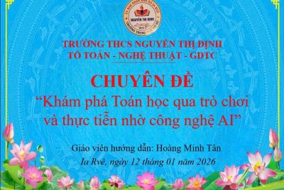 Sinh hoạt chuyên đề môn Toán khối 6